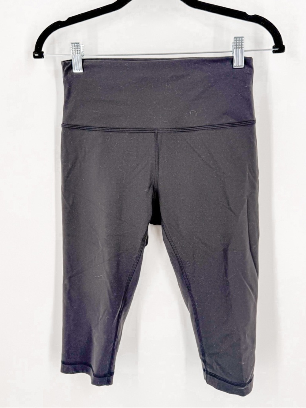 lululemon athletica Black High-Rise Cropped Leggings